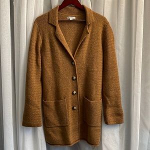 JCrew Wool Herringbone Cardigan Jacket
